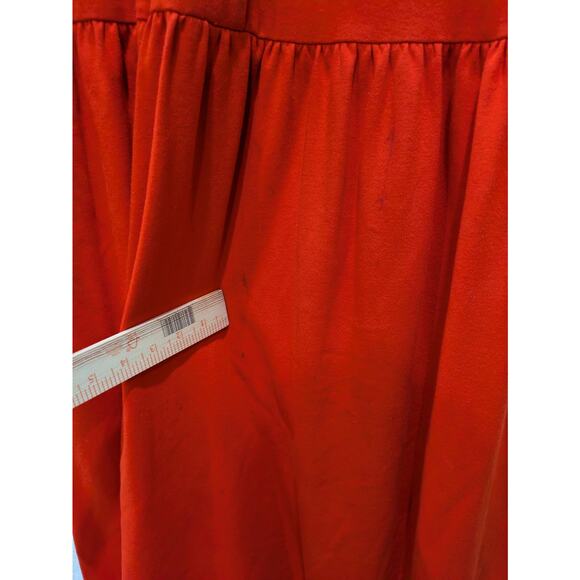 Liz Claiborne Elisabeth Dress Women's XL Red Comfy Button Down Midi Tank Dress - Picture 9 of 11